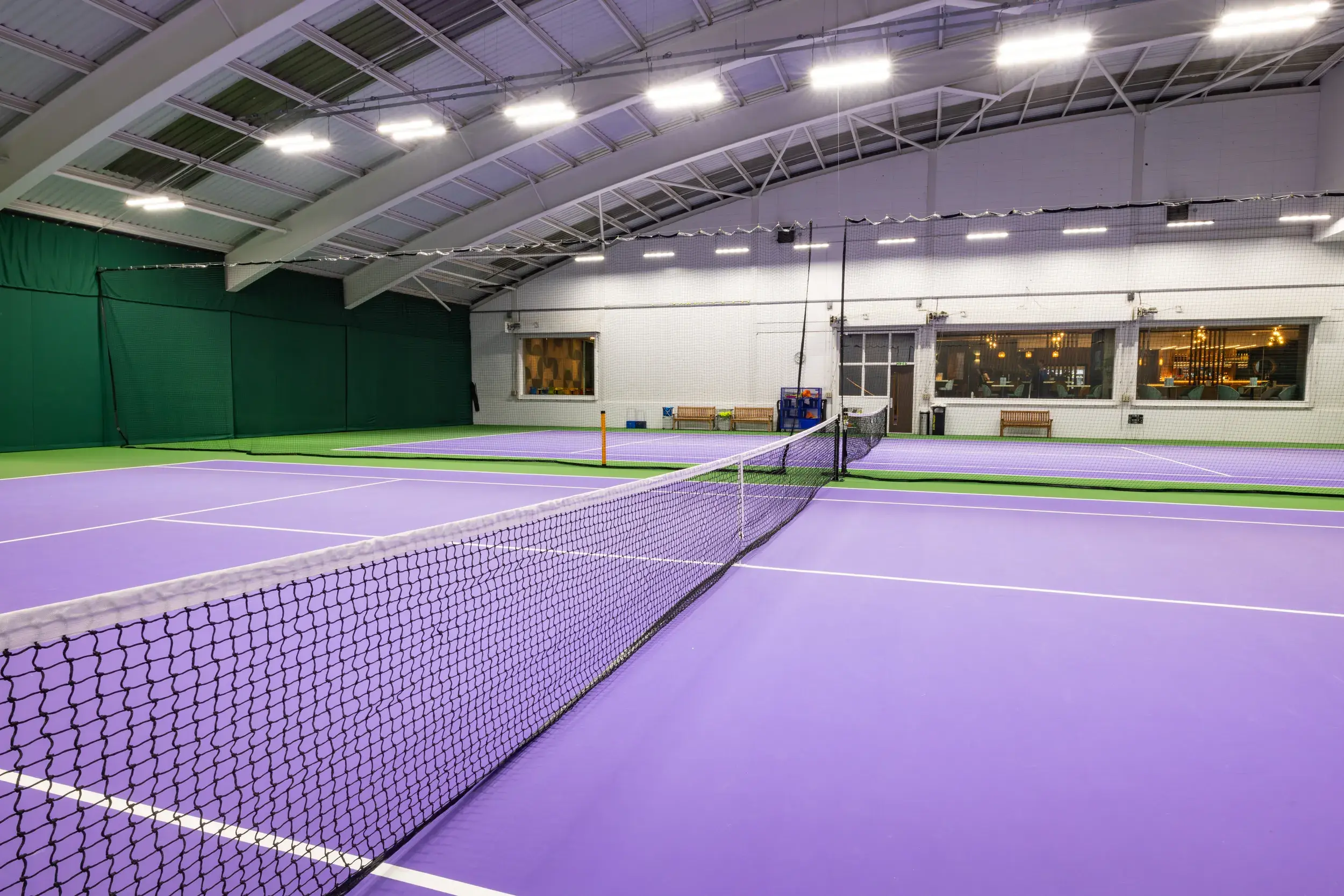 Indoor tennis courts