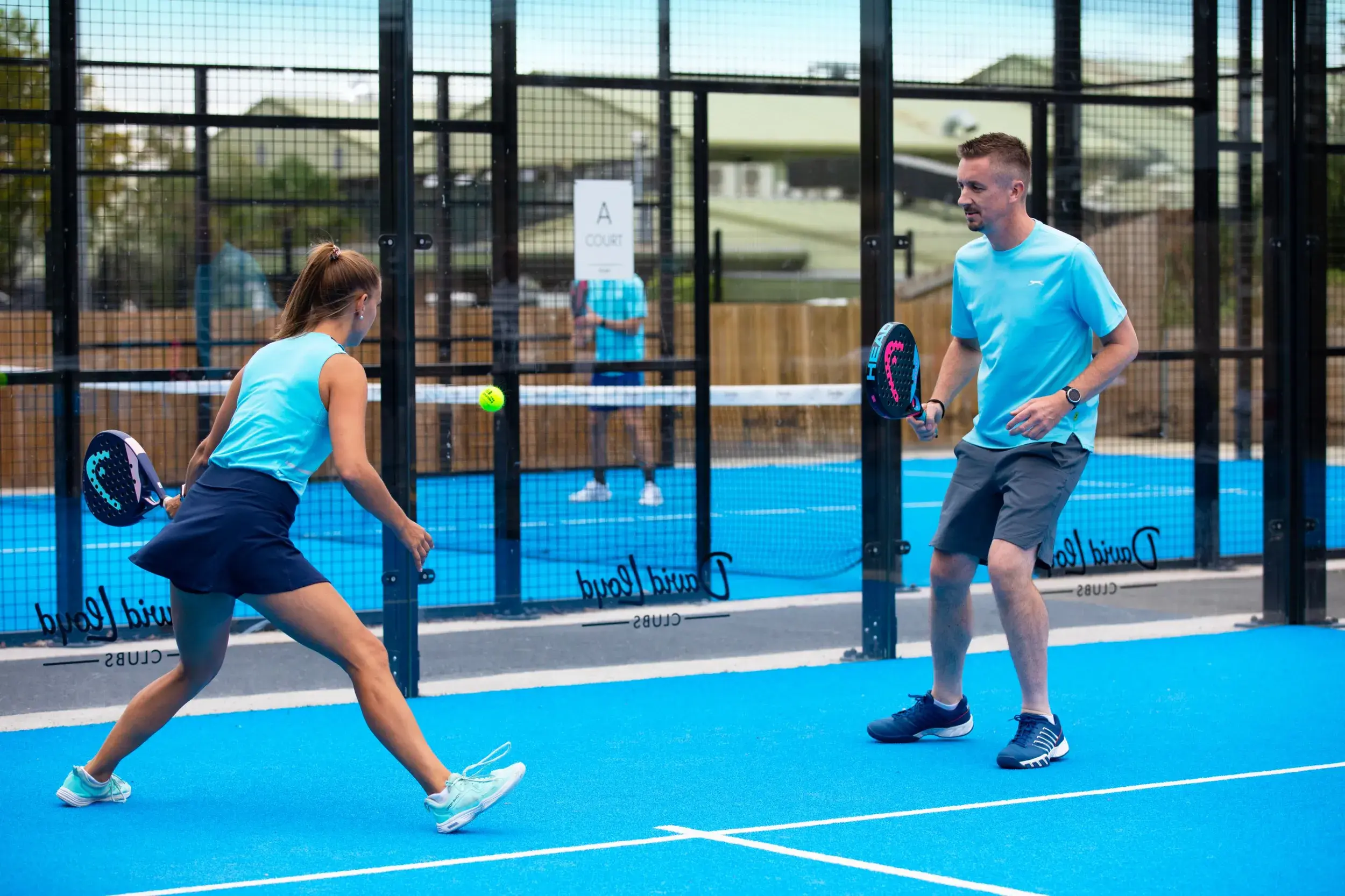 Image of tennis courts at David Lloyd Clubs