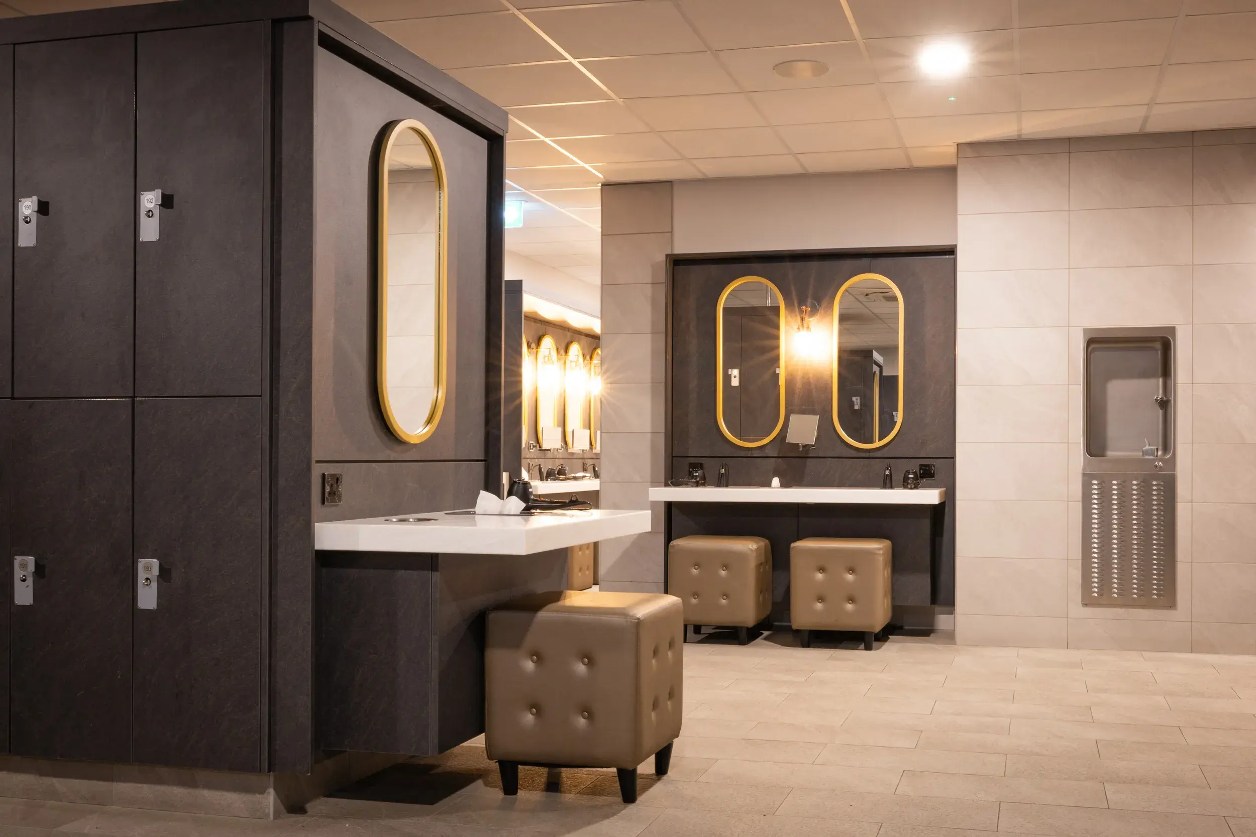Lockers and dressing tables