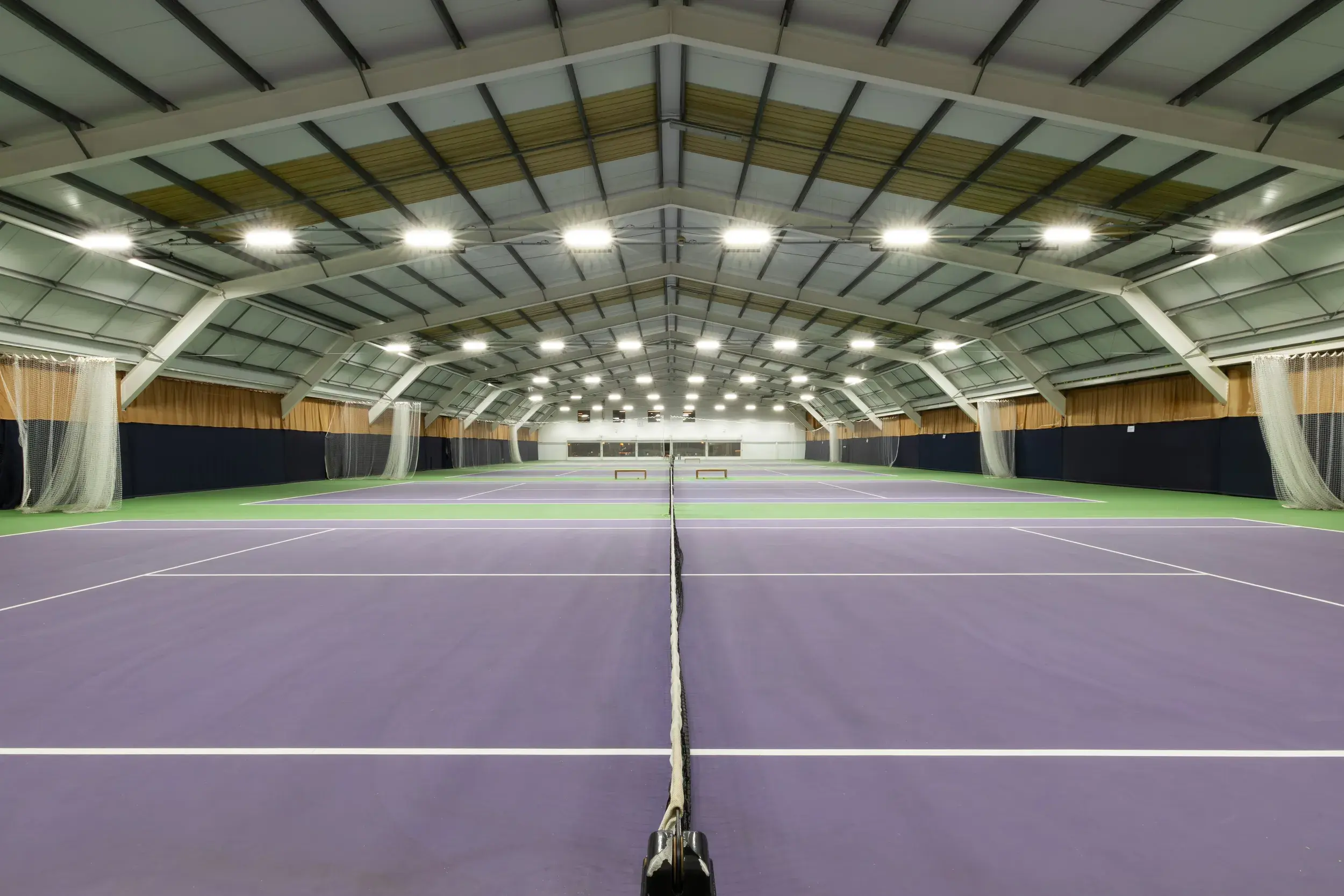 Indoor tennis courts
