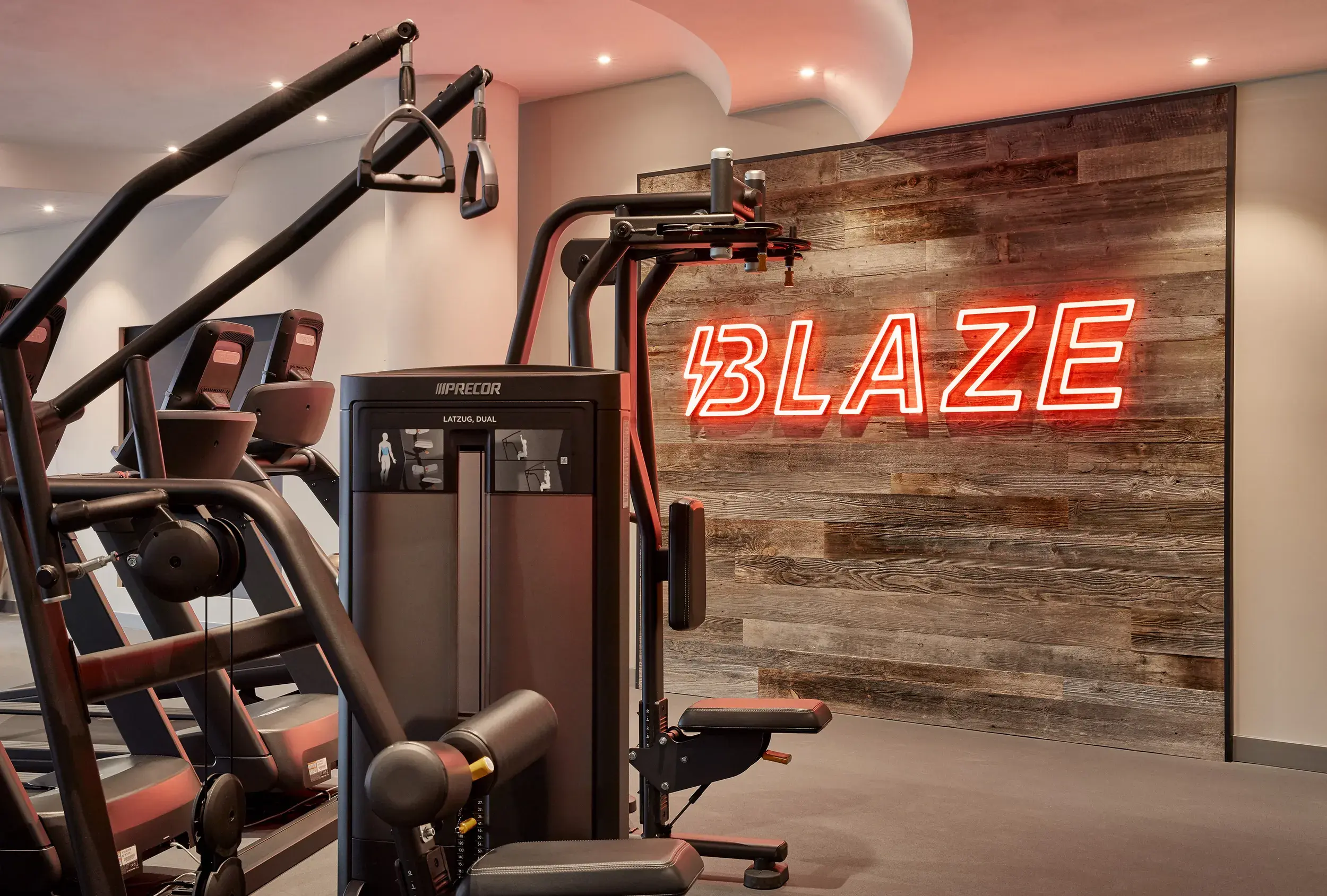 Equipment in the gym
