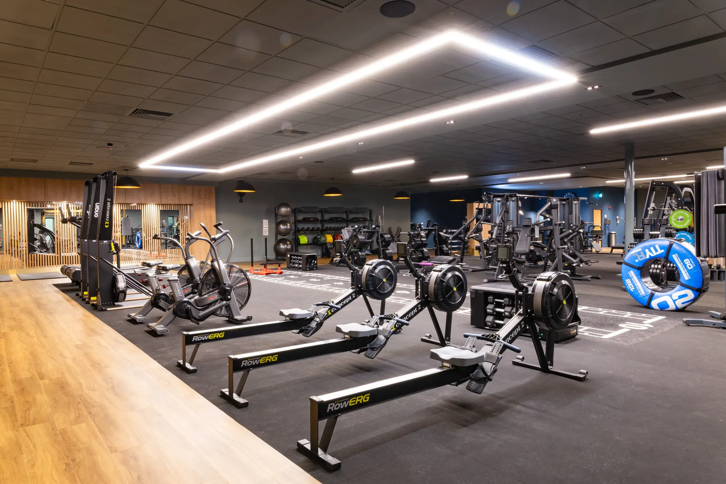 Gym floor in Glasgow