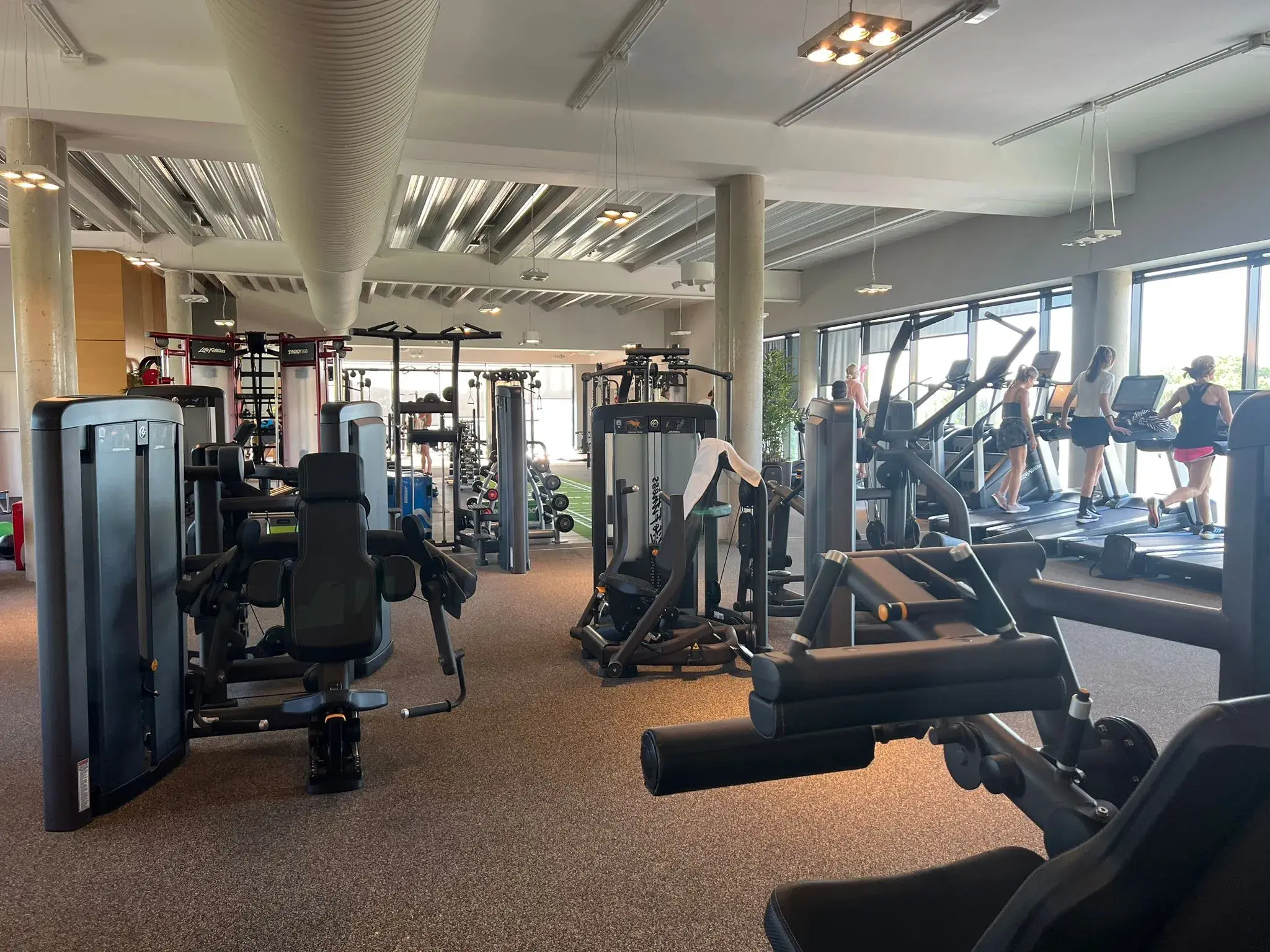 the gym floor at David Lloyd Aravaca