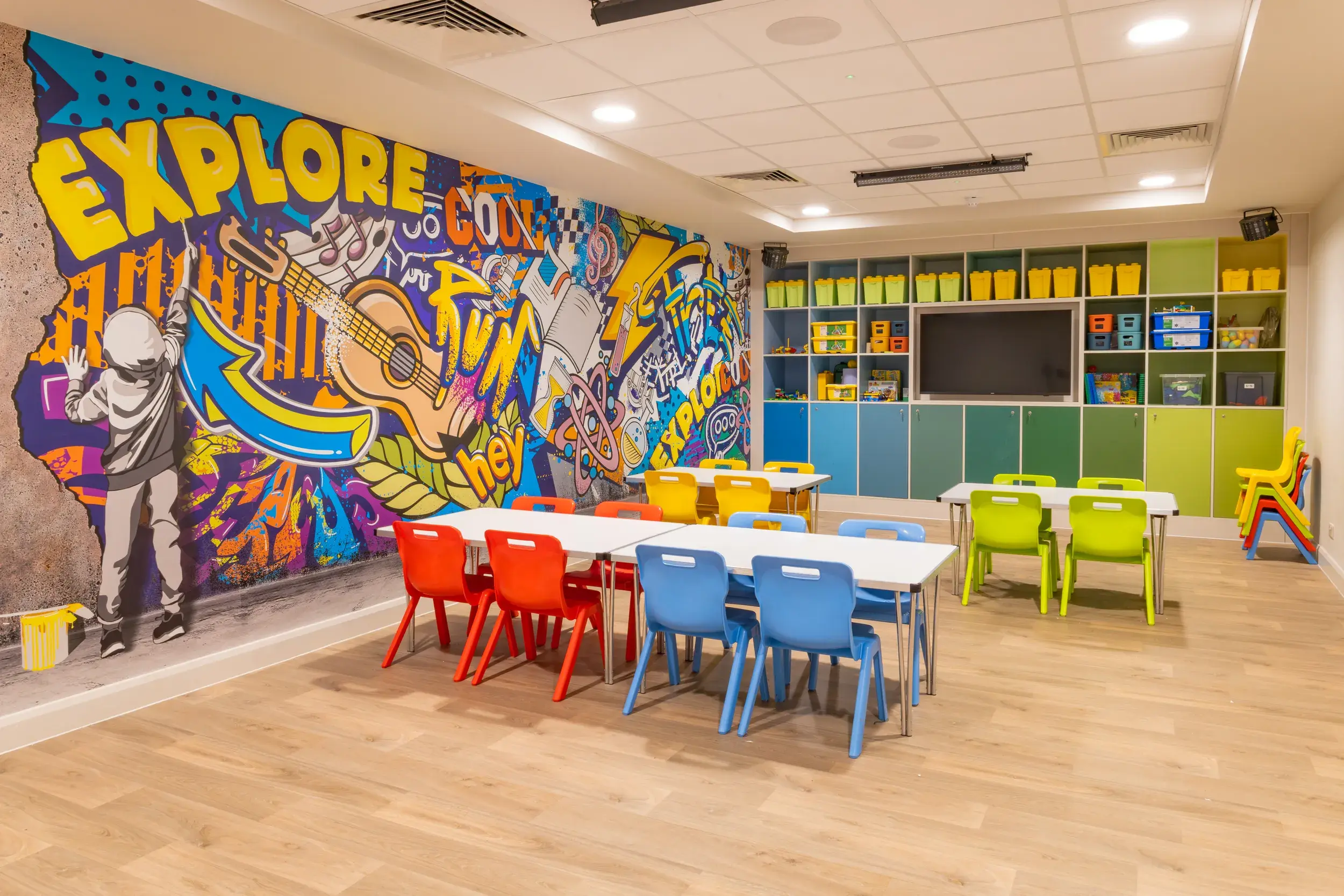 Kids area at David Lloyd Oxford