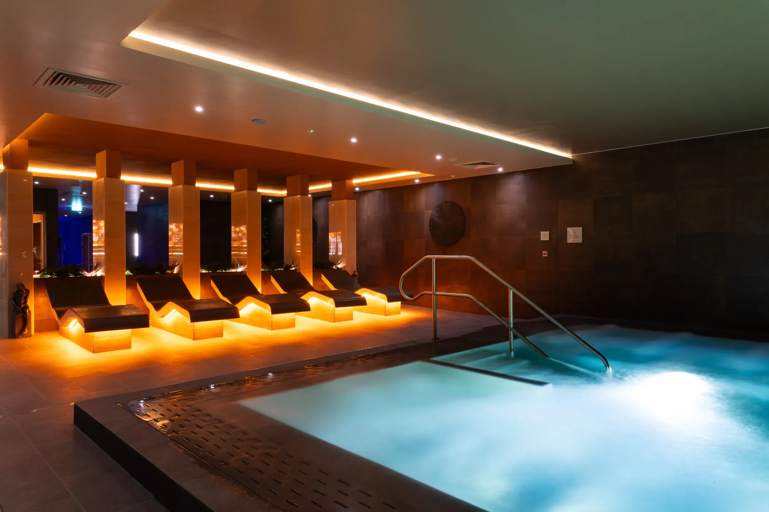 The Himalayan salt sauna