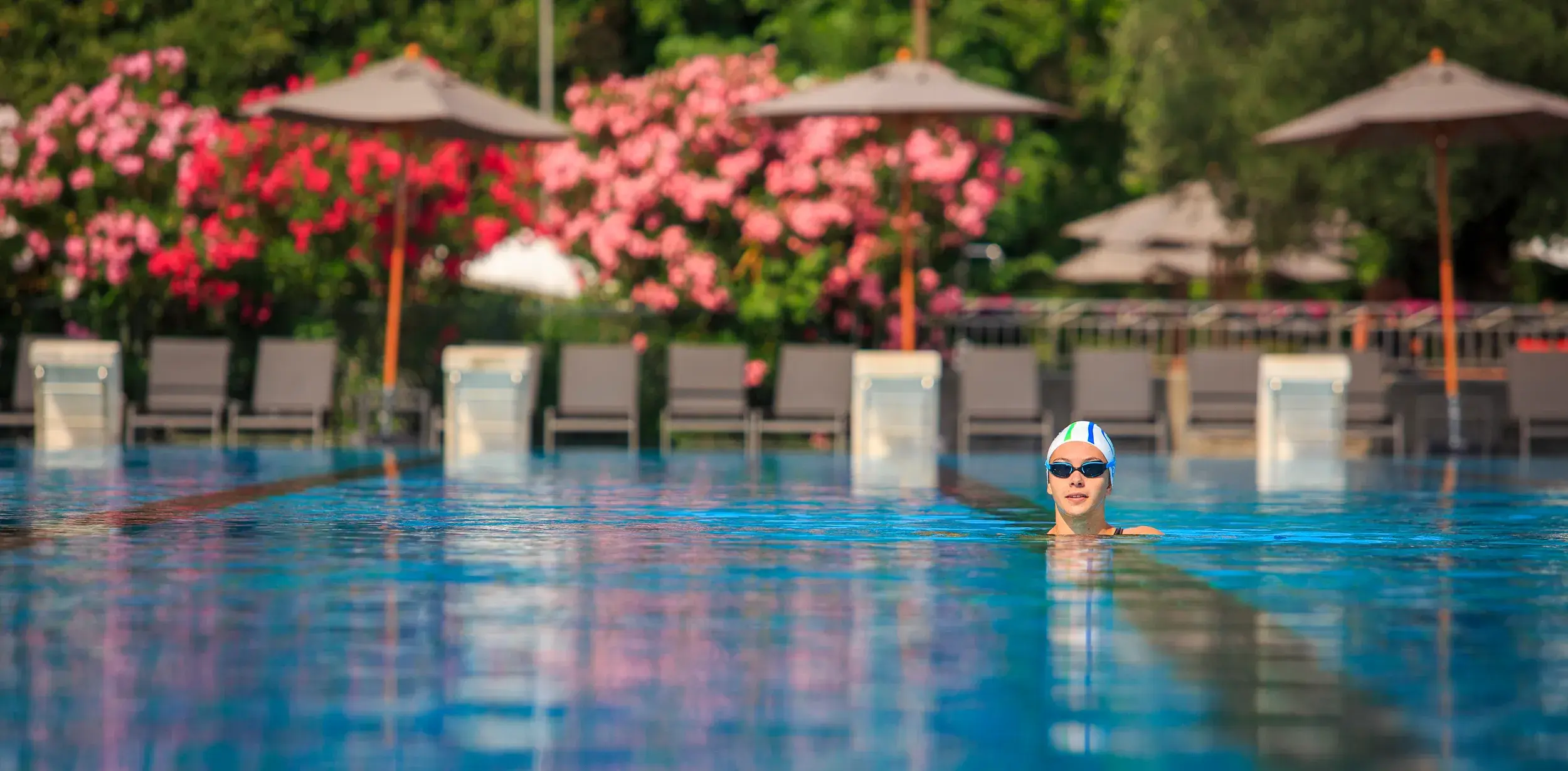 Gym with Swimming Pool