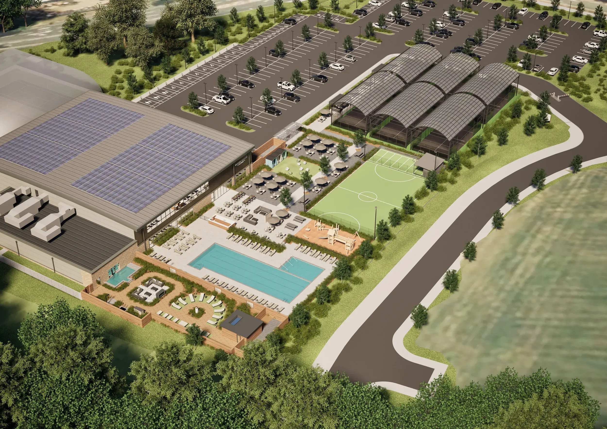 An artists impression of David Lloyd Yeovil