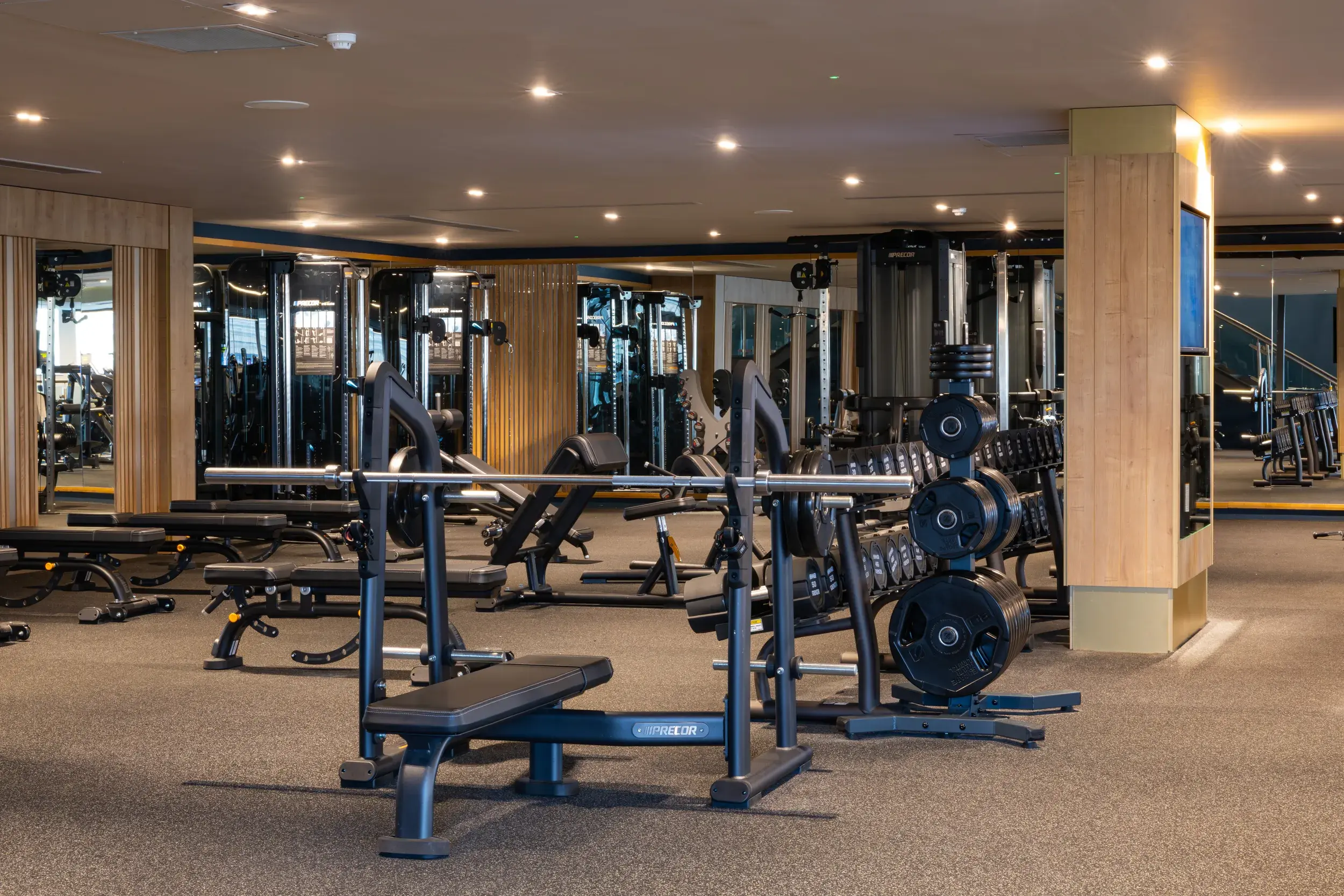 Equipment in the gym