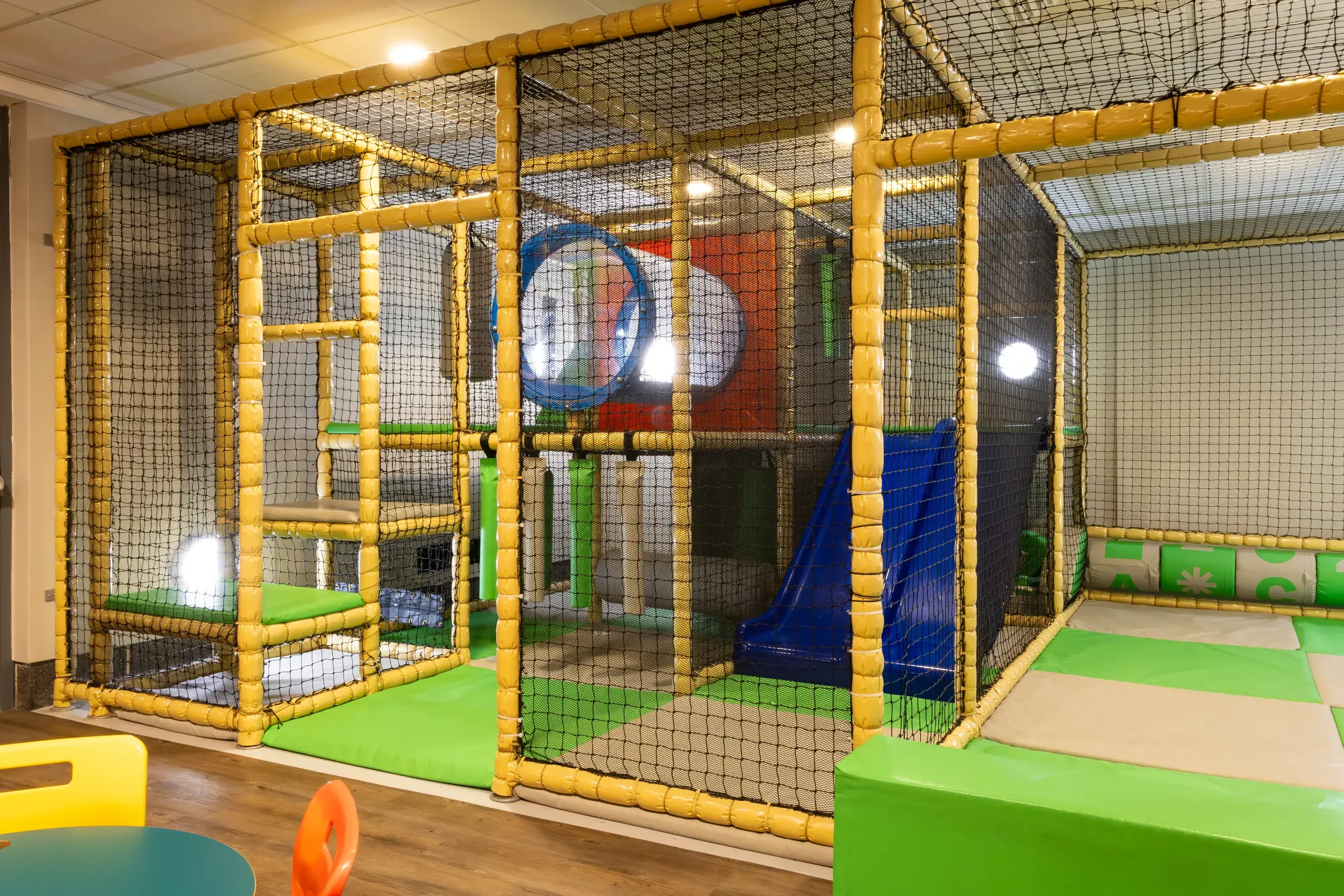 The soft play area