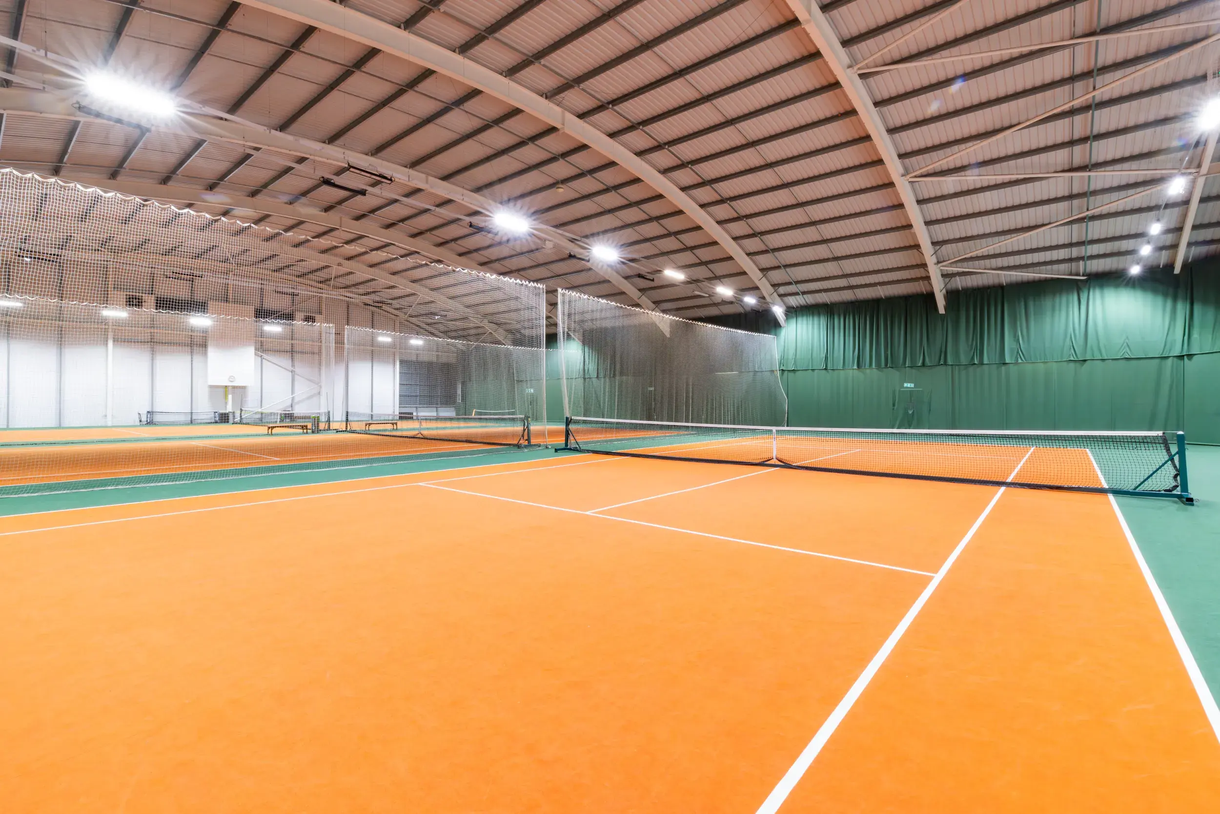 Indoor tennis courts