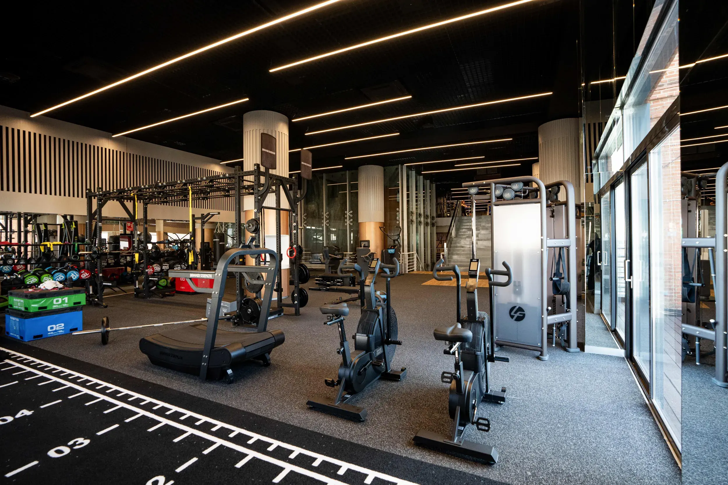 La sala de fitness en David Lloyd Serrano