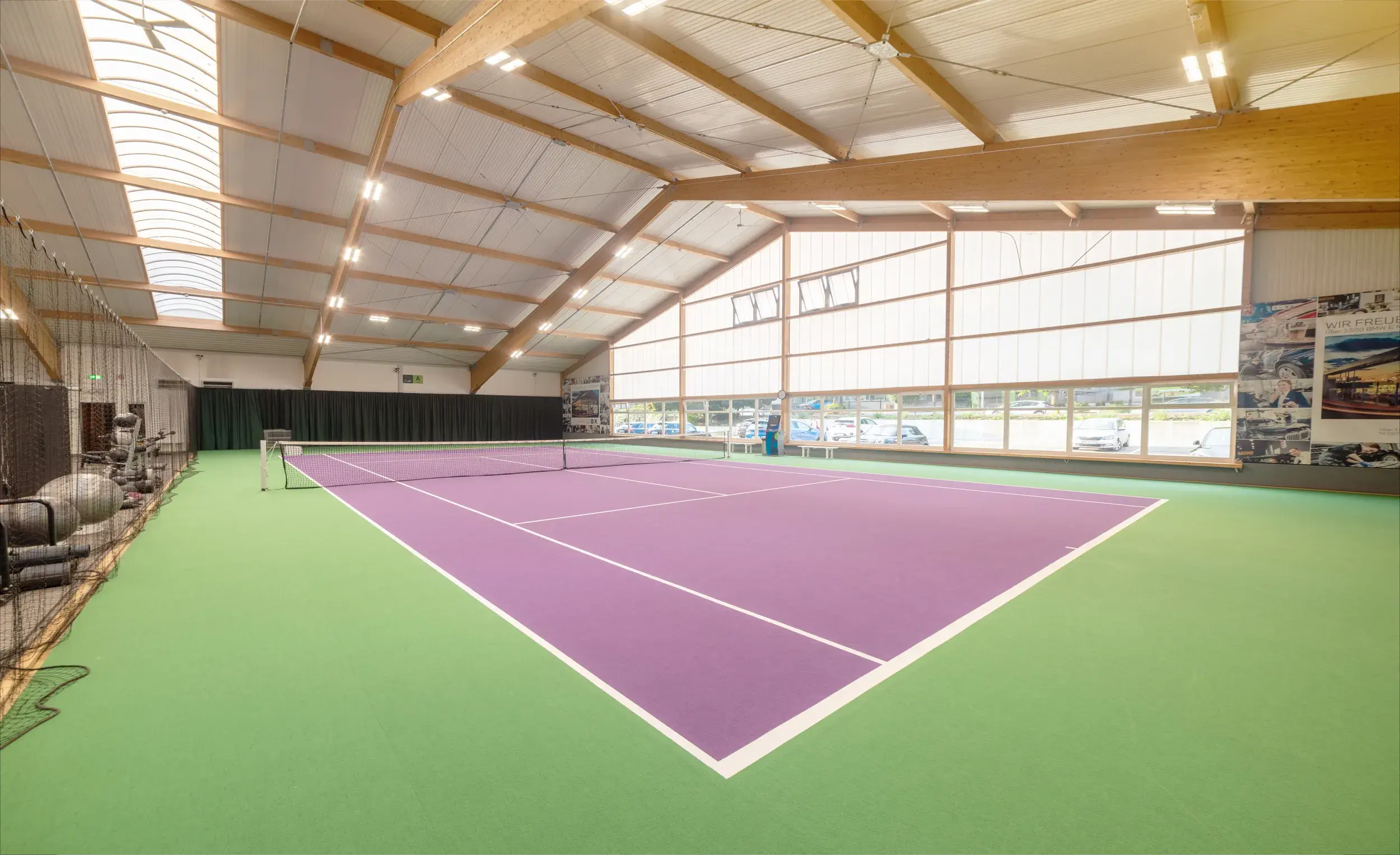 Indoor tennis courts