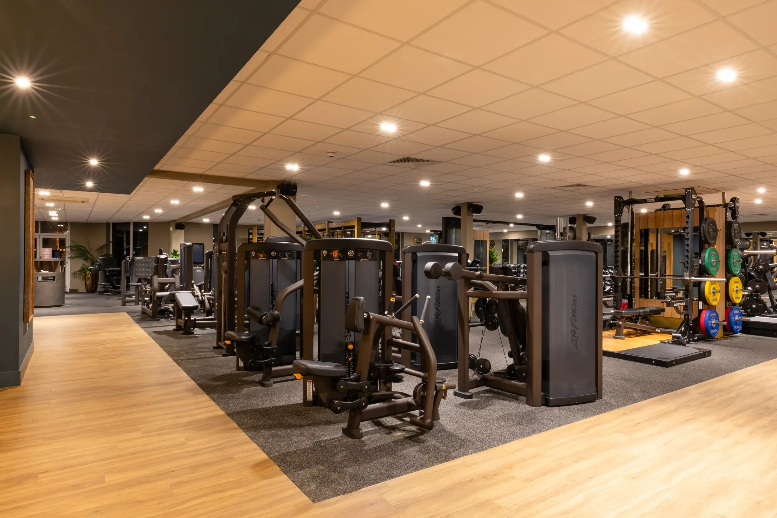 Gym equipment at Wickwoods