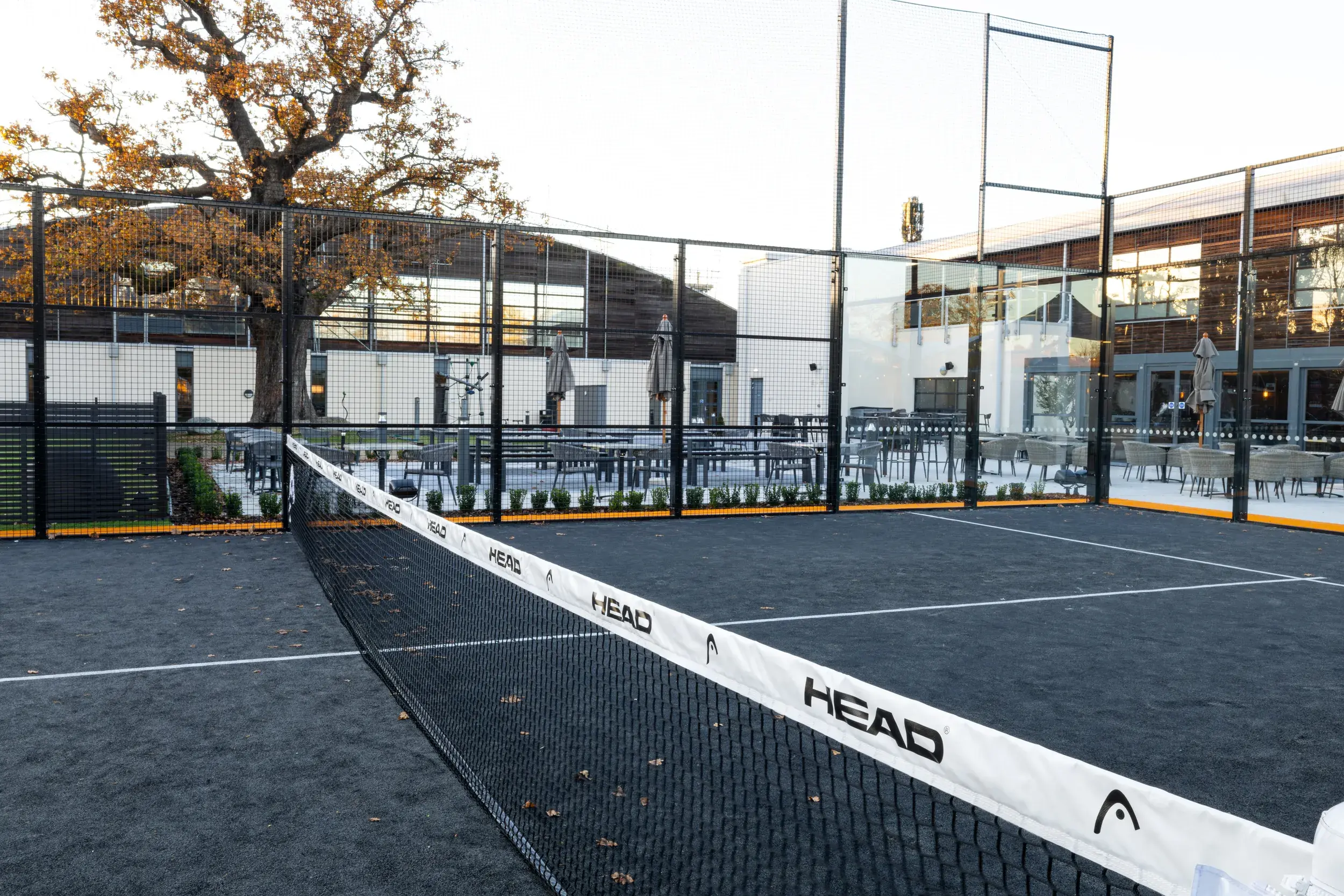 The Padel courts at Beckenham