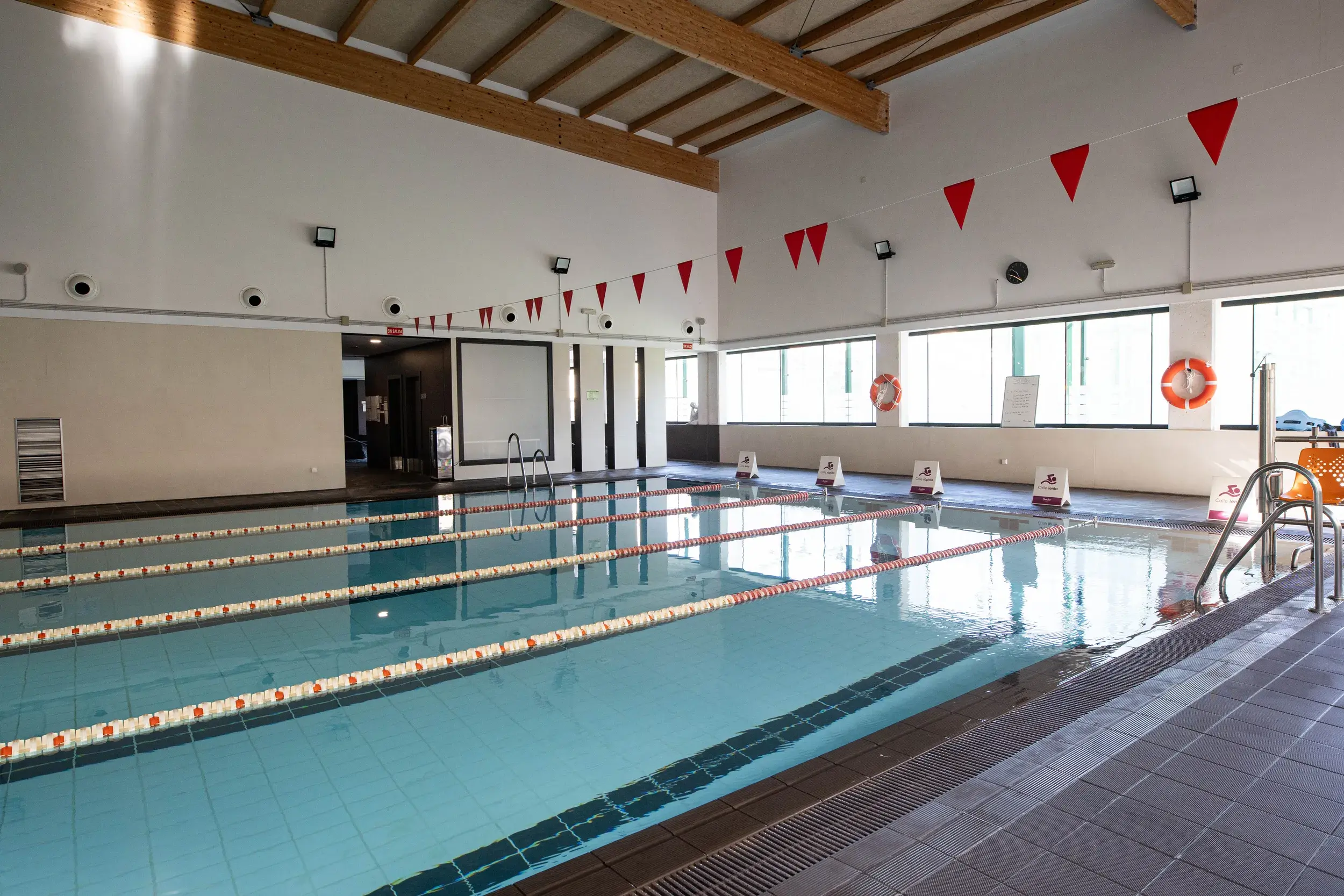 Indoor pool at David Lloyd Club Málaga