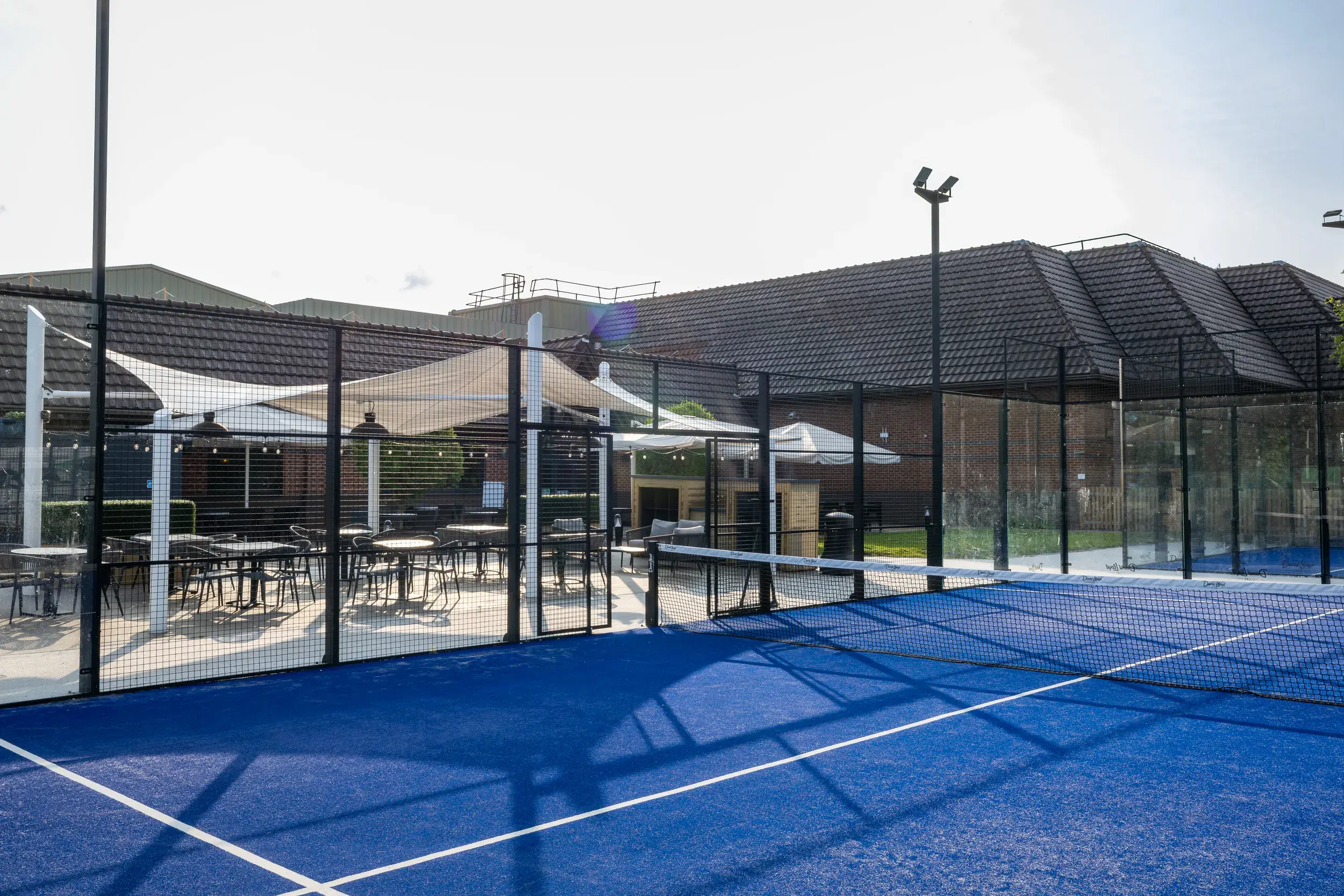 Padel courts at Manchester Trafford City