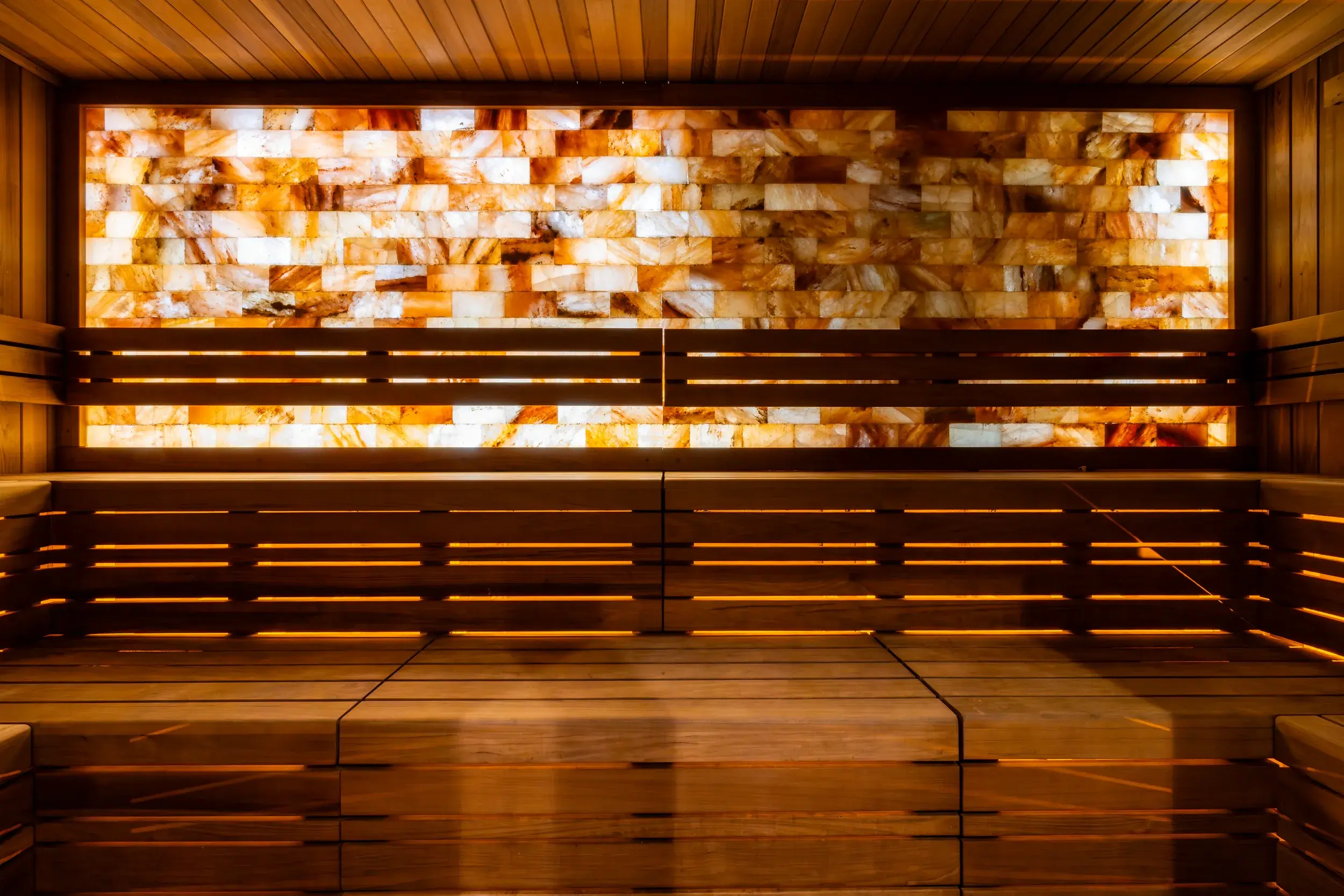 Himalayan salt sauna