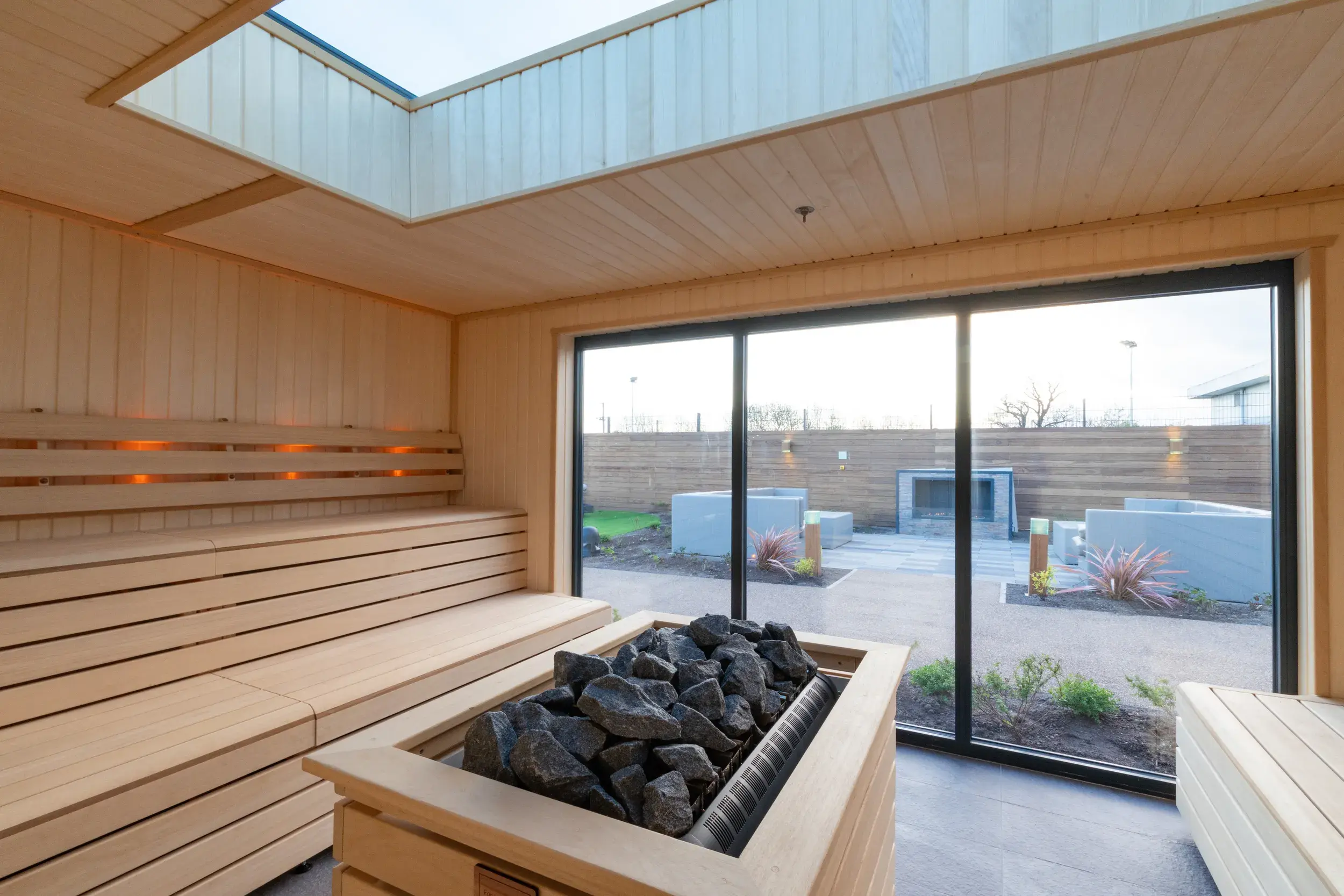 Outdoor sauna