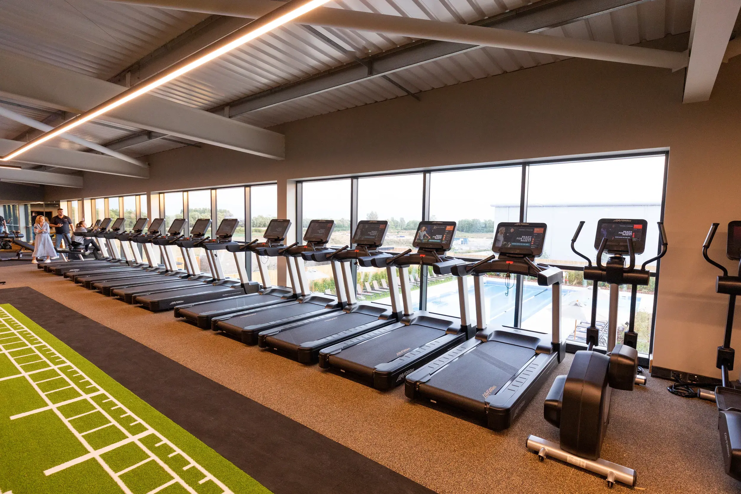 Cardio machines in David Lloyd Bicester