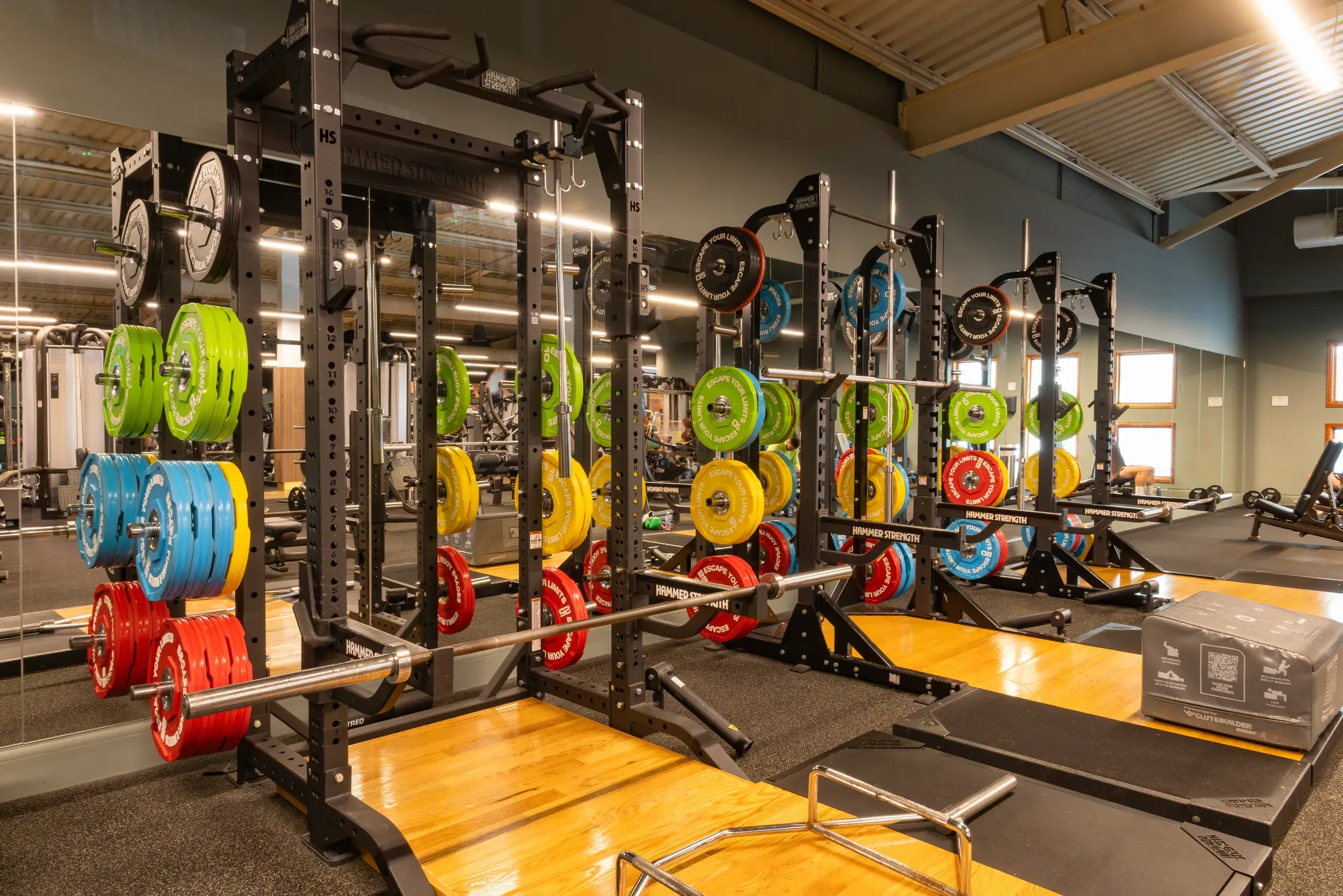 Equipment in the gym