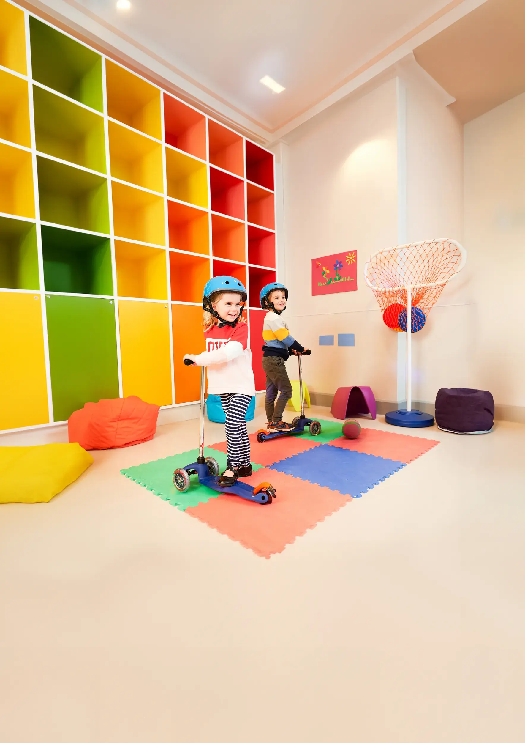 Kids playing in a David Lloyd Class