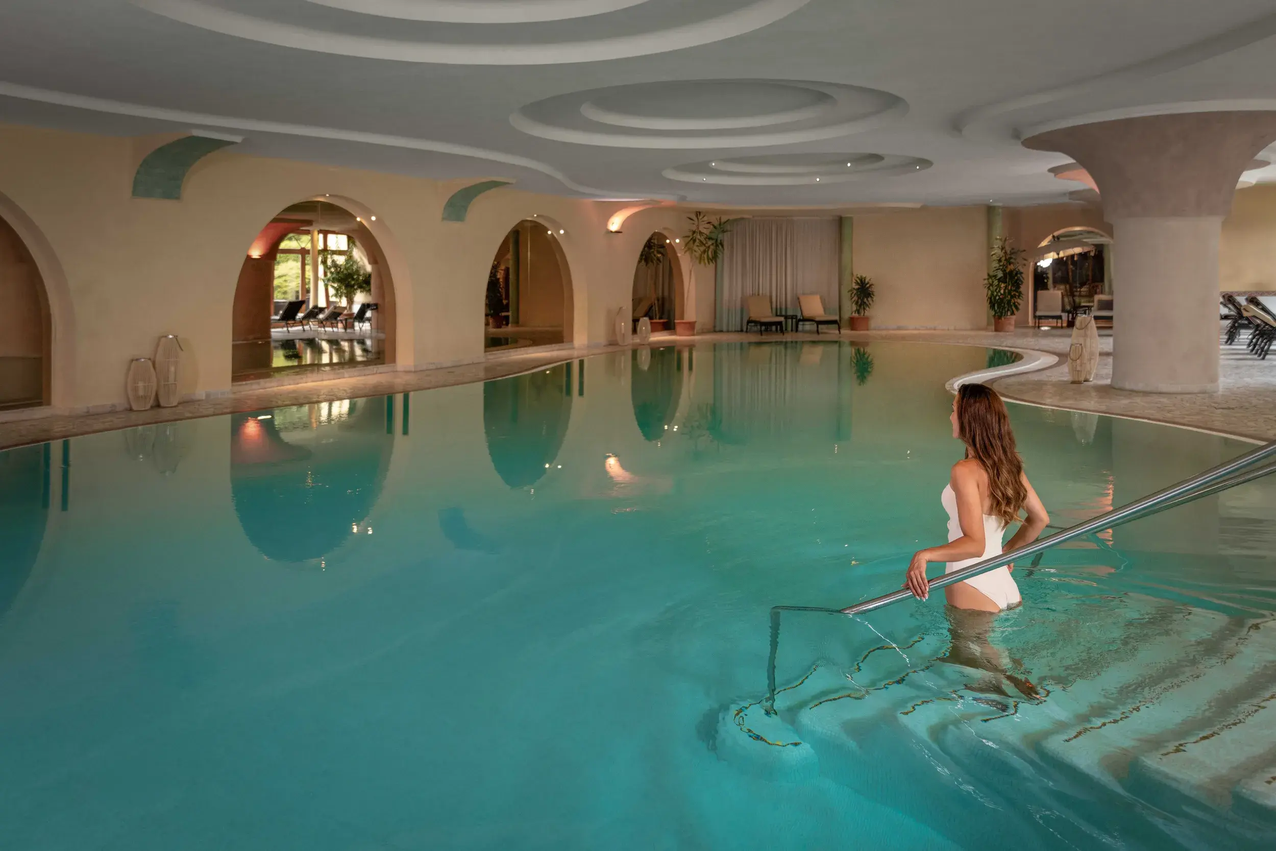 Woman in the pool