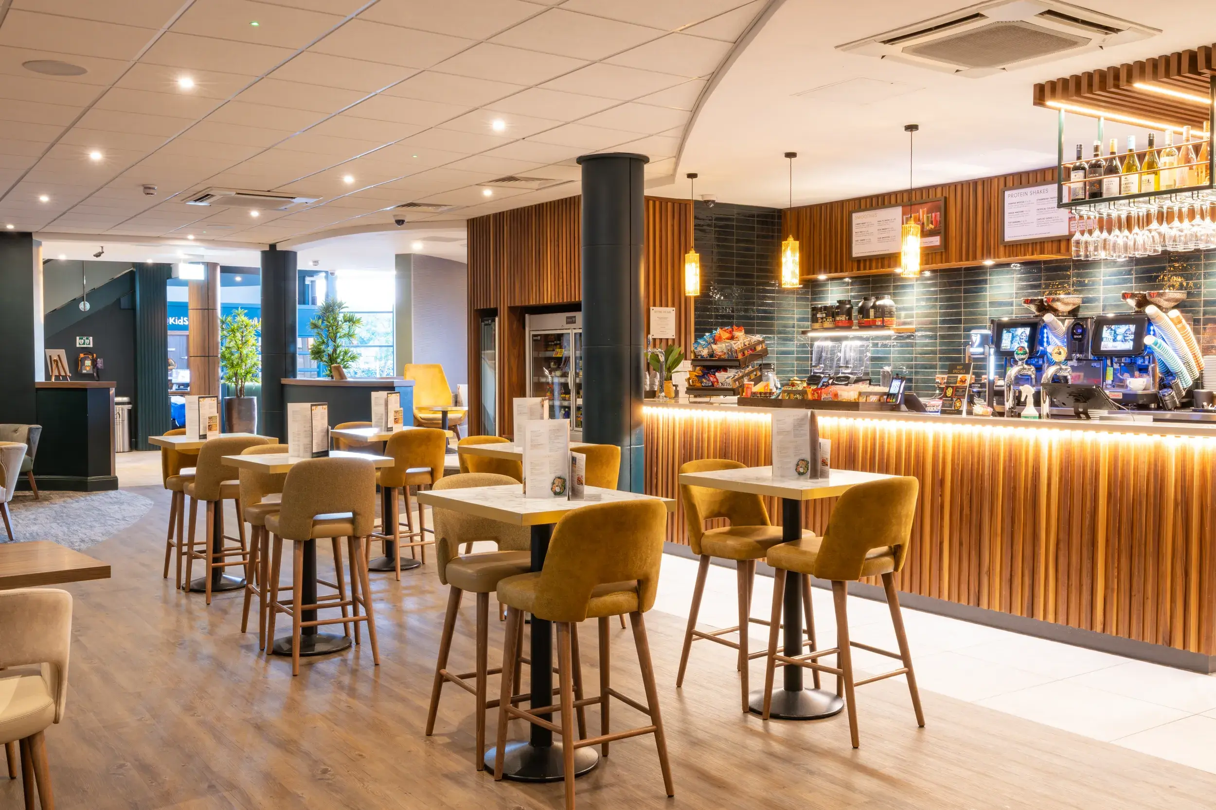 Clubroom at David Lloyd Lichfield