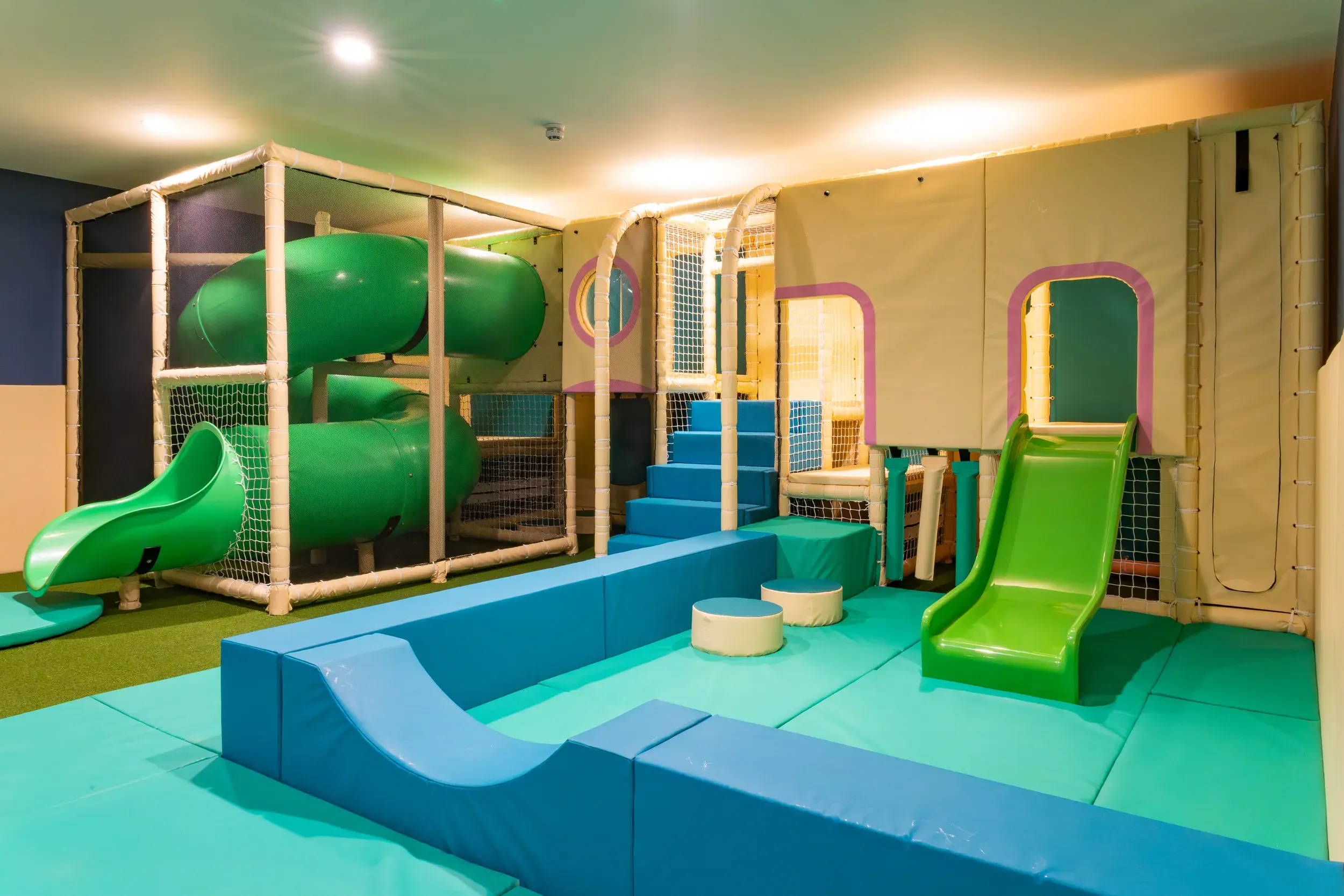 The soft play area